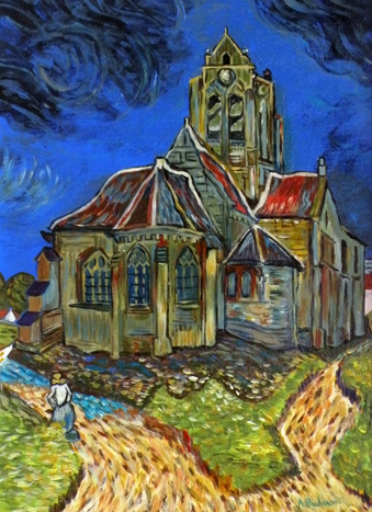 La chiesa di Auvers-sur-Oise
